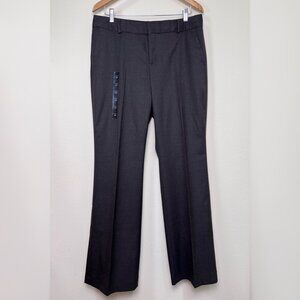 BANANA REPUBLIC Martin Fit Wool Blend Trousers Dress Pants Brown Size 12R NEW